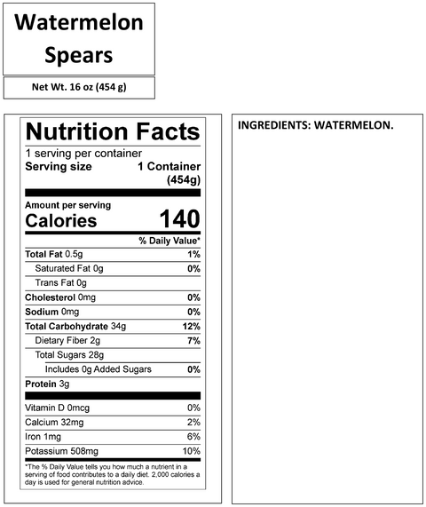 WATERMELON SPEARS 16 OZ